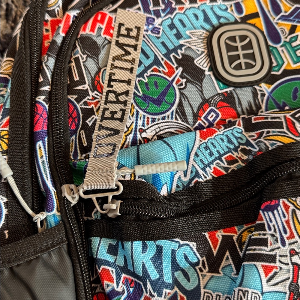 Overtime Stylish Multicolor Backpack NWT - image 3